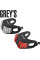 Комплект мигалок в силиконовом корпусе Grey's 3 режима 2хLED 2 шт (GR13100)