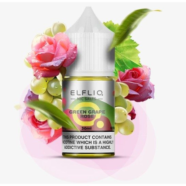 Elf Liq рідина 30 ml 50 mg Green Grape Rose Зелений Виноград Троянда