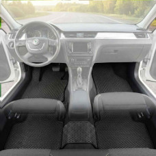 Коврики в салон EVA для Skoda Octavia A7 2014-2021 Полный комплект 5 шт