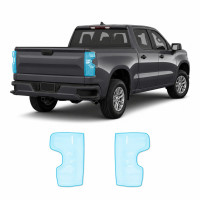 Антигравійна захисна бронеплівка за лекалами для Chevrolet Silverado IV 2019-2021 - задні ліхтарі стопи