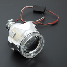 Лінза біксенон маска LED 2.5' (D63 мм) H1 / Н4 / Н7 / Широке охоплення 2 шт