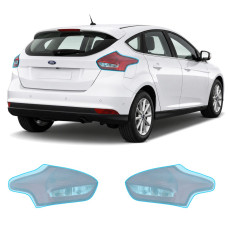 Антигравійна захисна бронеплівка за лекалами для Ford Focus III facelift 2015-2018 - задні ліхтарі стопи