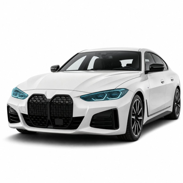 Антигравійна захисна бронеплівка за лекалами для BMW 4 Series Gran Coupe G26 2021- оптика (фари та ПТФ)