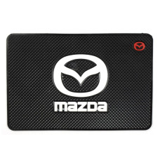 Антискользящий коврик торпеды с логотипом Mazda