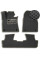 3D EVA Коврики в салон для Lexus RX 350 2009-2015 с подпятником Черные-Бежевый кант 5 шт