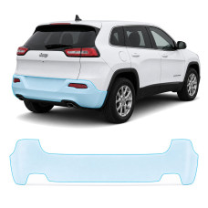 Антигравійна захисна бронеплівка за лекалами для Jeep Cherokee KL 2014-2018 - задній бампер