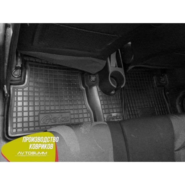 Автомобильные коврики для Hyundai Getz 2002- (Avto-Gumm)