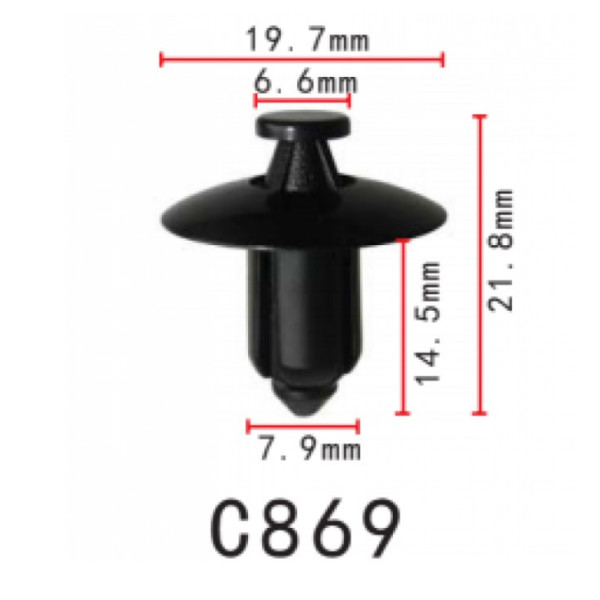 Кліпса розпірні Toyota, Nissan 152010B0, 01553-04233, 01553-01553, 01553 -09431) (C869)