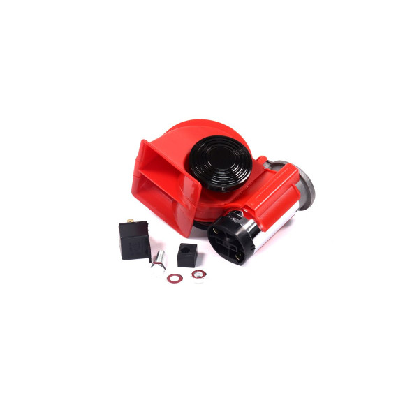 Сигнал воздушный Nautilus Elegant 12V 100+ дБ 7 тонов Красный SL-1021/760 (EL 100 760)