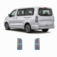 Антигравийная защитная бронепленка по лекалам для Citroen SpaceTourer I 2016- задние фонари стопы