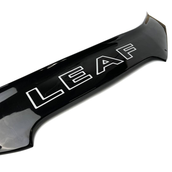Дефлектор капота мухобійка Nissan Leaf 2010- Євро Кріплення Voron Glass