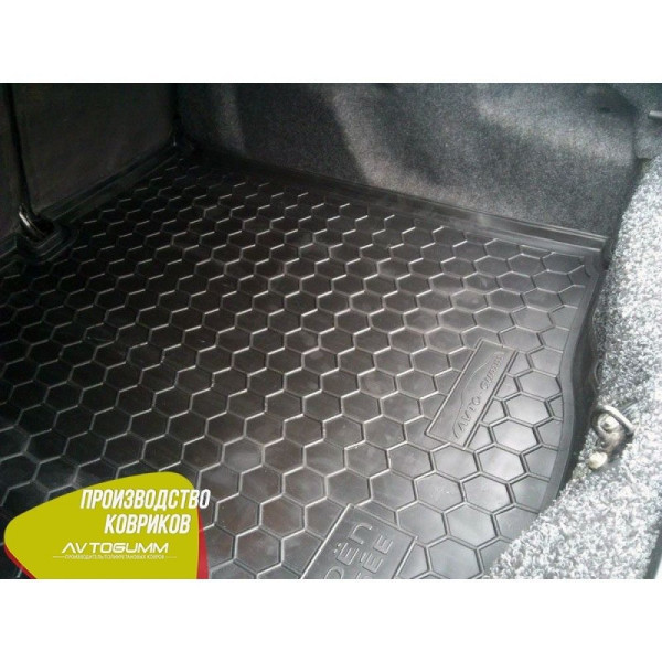 Автомобильный коврик в багажник Citroen C-Elysee 2013- / Резиновый (Avto-Gumm)