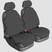 Авточохли майки для передніх сидінь Beltex COTTON Графіт Темно-сірі (BX11510)