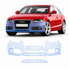 Антигравійна захисна бронеплівка за лекалами для Audi A4 B8 2008-2015 - передній бампер