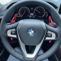 Чехол Оплетка Руля для BMW 3/5/6/7/8 series 2016-2022 Кожа (Модельная Выкройка) Standart №8