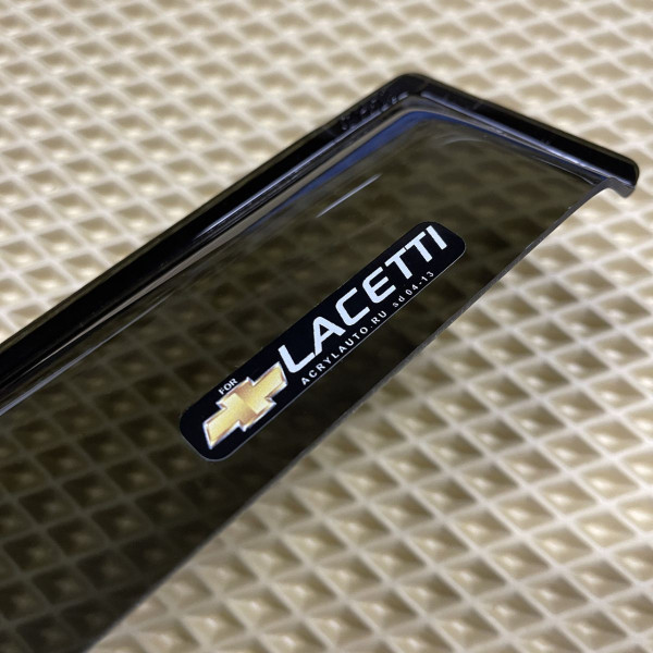 Дефлектори вікон вітровики Chevrolet Lacetti седан 2004-2014 Скотч Acryl-Auto