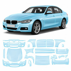 Антигравійна захисна бронеплівка за лекалами для BMW 3 Series F30 2012-2015 - повний кузов