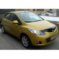 Дефлектор капота мухобойка Mazda 2 2008-