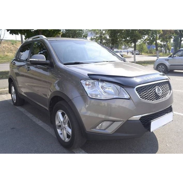 Дефлектор капоту мухобійка для Ssang Yong Korando 2010-2013