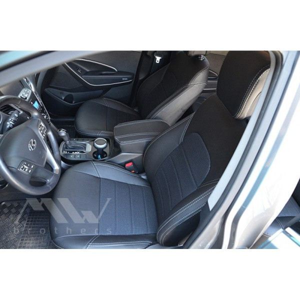 Авточехлы модельные MW Brothers для Hyundai Santa Fe III c 2012