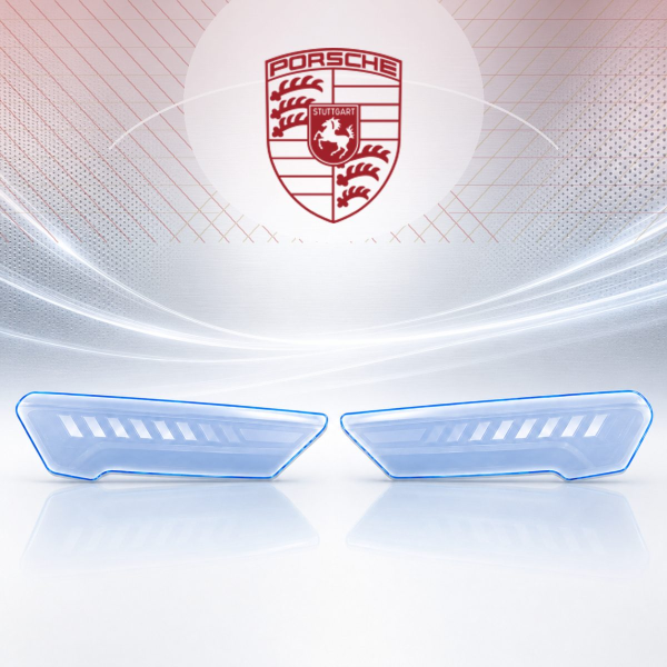 Антигравійна захисна бронеплівка за лекалами для Porsche 911 991 2011-2019 - оптика (фари та ПТФ)