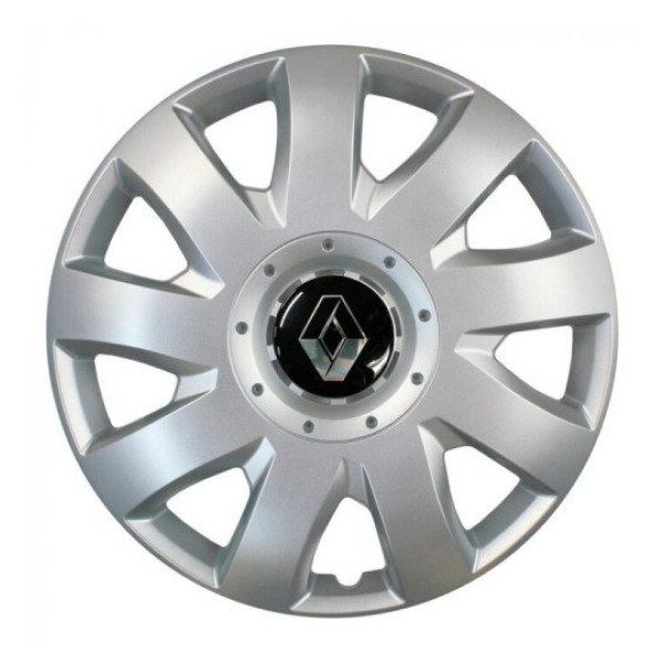 Ковпак колеса з емблемою Citroen SKS426 R16 сірий з логотипом на вибір 4 шт