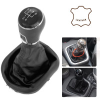 Ручка КПП с пыльником в сборе Модельная для Volkswagen Caddy MK3 / Touran MK1 2003-2015 (5 скоростей) №20