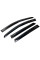 Дефлекторы окон ветровики Acrylic для Nissan Qashqai 2007-2014 Гибкие