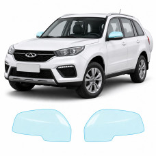 Антигравийная защитная бронепленка по лекалам для Chery Tiggo 3 II facelift 2020- зеркала