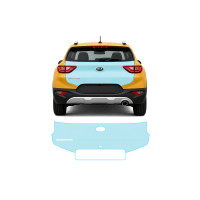 Антигравійна захисна бронеплівка за лекалами для Kia Stonic YB 2017- зона кришки багажника