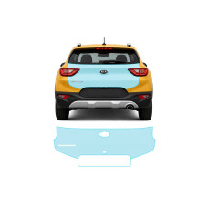 Антигравийная защитная бронепленка по лекалам для Kia Stonic YB 2017- зона крышки багажника