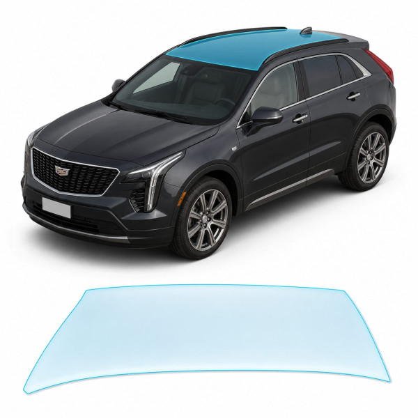 Антигравийная защитная бронепленка по лекалам для Cadillac XT4 I 2019-2023 - зона крыши