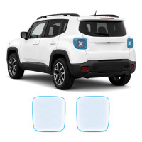 Антигравийная защитная бронепленка по лекалам для Jeep Renegade BU 2015-2018 - задние фонари стопы