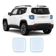 Антигравийная защитная бронепленка по лекалам для Jeep Renegade BU 2015-2018 - задние фонари стопы
