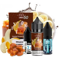 Рідина Самозаміс Flavorlab Love IT 30ml 50мг Hazelnut Caramel Banana Cream Горіхово Карамельна Паста Банан