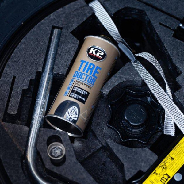 Набір Герметик вулканізатор шин K2 TIRE DOCTOR 500 мл 2 шт (B311)