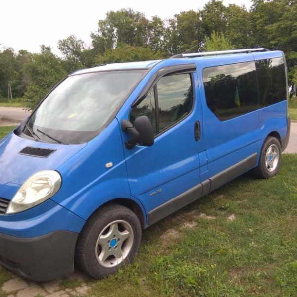 Дефлектори вікон вітровики Renault Trafic 2001-2014 скотч SunPlex (SP-S-61-5)