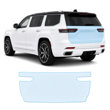 Антигравійна захисна бронеплівка за лекалами для Jeep Grand Wagoneer WS 2021- зона кришки багажника