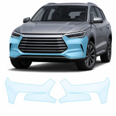 Антигравійна захисна бронеплівка за лекалами для BYD Song Pro I facelift 2023- передній бампер