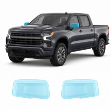Антигравийная защитная бронепленка по лекалам для Chevrolet Silverado IV facelift 2022- зеркала