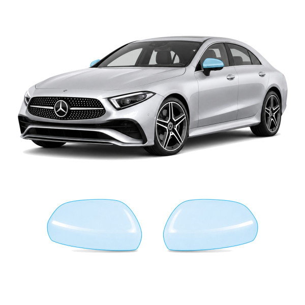 Антигравийная защитная бронепленка по лекалам для Mercedes-Benz CLS C257 facelift 2021-2023 - зеркала