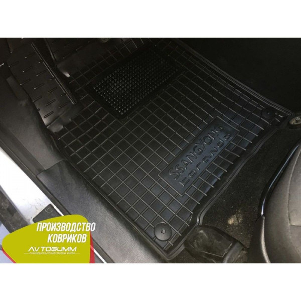 Водійський коврик в салон Ssang Yong Korando 2010- (Avto-Gumm)