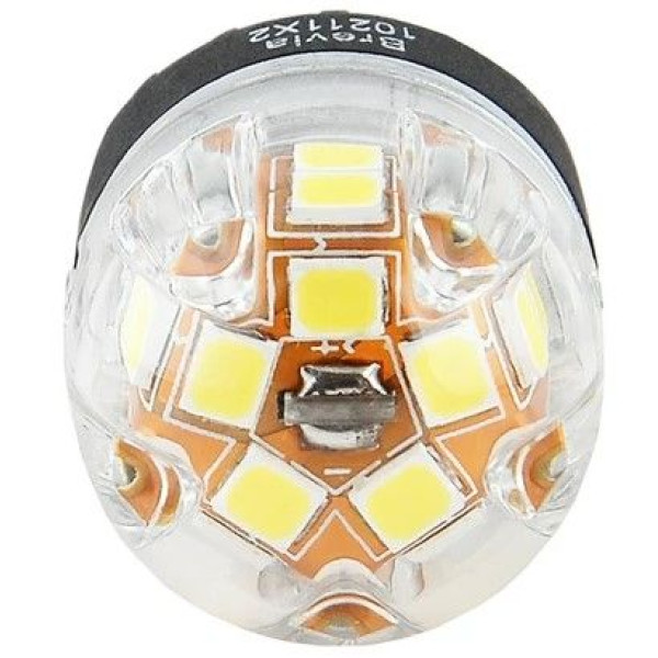 LED автолампа Brevia Spower 12/24V W21/5W 15x2835SMD 330Lm 6000K Оригінал CANbus W3x16q 2 шт (10211X2)