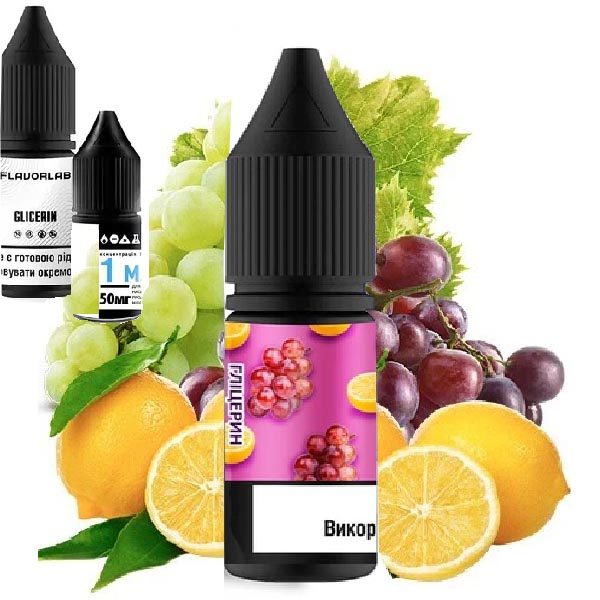 Жидкость Самозамес Flavorlab P1 10ml Lemon grapes Виноград лимон