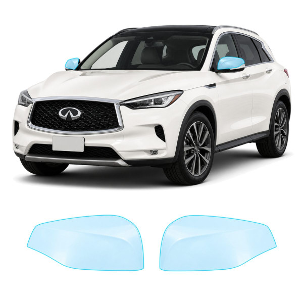 Антигравийная защитная бронепленка по лекалам для Infiniti QX50 J55 2019- зеркала