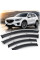 Дефлекторы окон ветровики Benke для Mazda CX-5 (KE) 2012-2017 Молдинг Из Нержавеющей Стали 3D (BMDC51723-W/S)