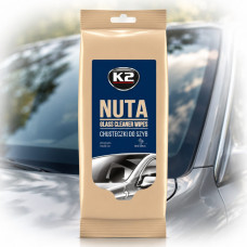Серветки вологі для очищення скла K2 Nuta Wipes 20х18 см (K500) 24 шт