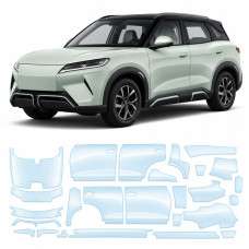 Антигравійна захисна бронеплівка за лекалами для BYD Yuan Up (Atto 2) I 2024- повний кузов