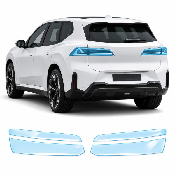 Антигравийная защитная бронепленка по лекалам для BMW iX3 NA5 2025- задние фонари стопы