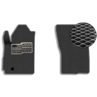 Килимки у салон передні EVA для Mitsubishi Outlander 2001-2006 з підп'ятником 2 шт
